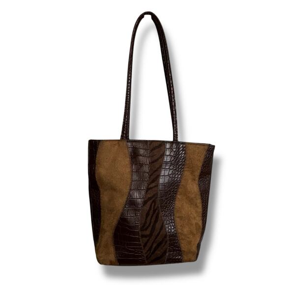 Leather-like Patchwork Purse - Picture 1 of 2